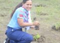 Scouts y estudiantes participan en reforestación en  Humedales del Ozama